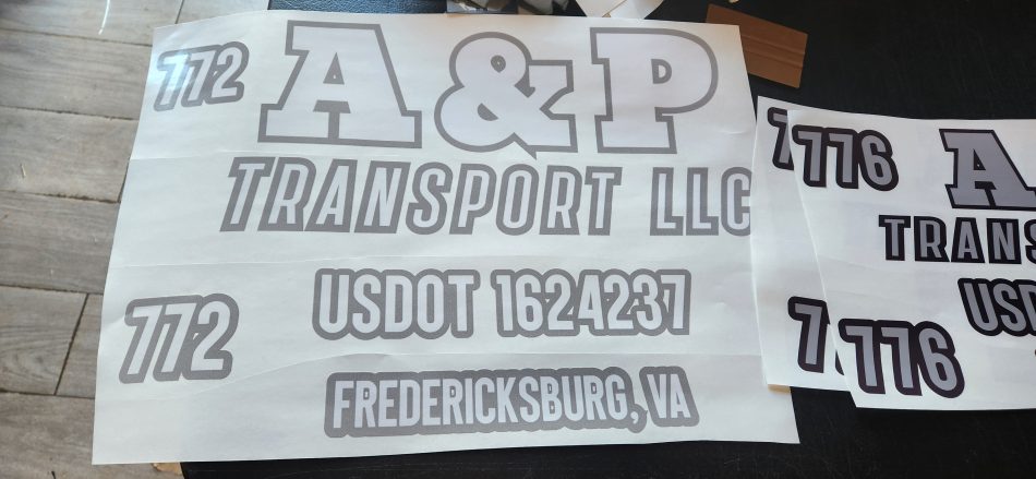 DOT and MC Truck Vinyl